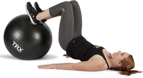 Palla fitness di stabilità TRX - prodotta artigianalmente con vinile durevole anti-scivolo