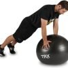 Palla fitness di stabilità TRX - prodotta artigianalmente con vinile durevole anti-scivolo