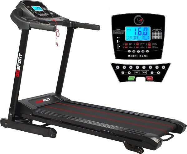 Tapis Roulant Elettrico Pieghevole GOVITA  - 16 Km/h e Inclinazione Automatica