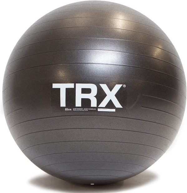 Palla fitness di stabilità TRX - prodotta artigianalmente con vinile durevole anti-scivolo