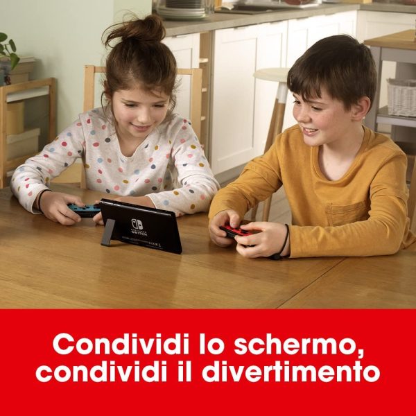 Nintendo Switch con Joy-Con Rosso Neon e Blu Neon [Ed. 2022]