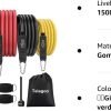 Set Fasce Elastiche Fitness - bande elastiche di resistenza