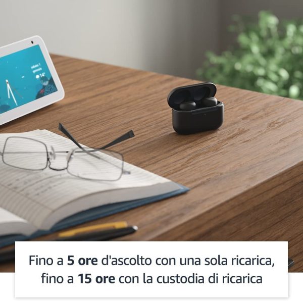 Auricolari wireless con cancellazione attiva del rumore Echo Buds (2ª generazione) -  con Alexa
