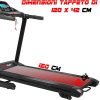 Tapis Roulant Elettrico Pieghevole GOVITA  - 16 Km/h e Inclinazione Automatica