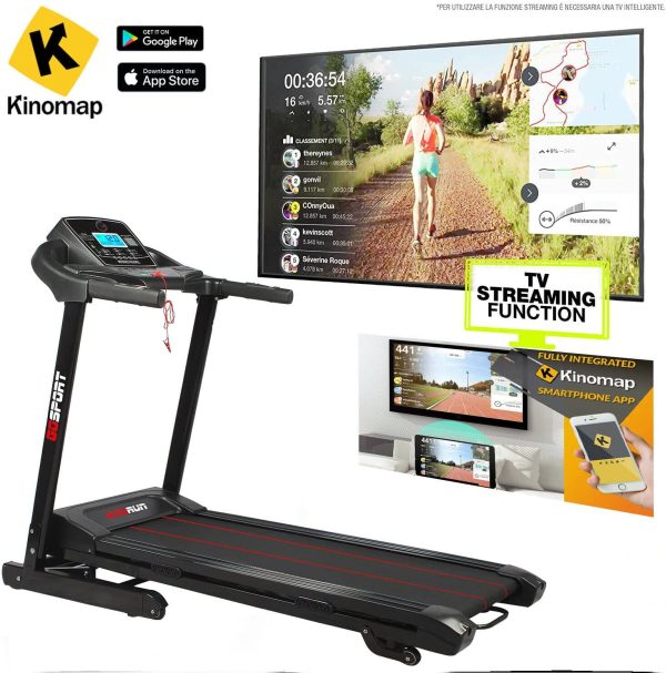 Tapis roulant Pieghevole,Tapis Roulant Home Corsa Walking Fitness con