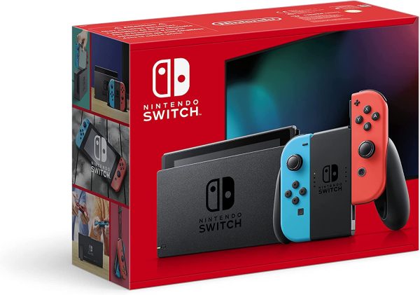 Nintendo Switch con Joy-Con Rosso Neon e Blu Neon [Ed. 2022]