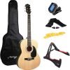 Chitarra Acustica completa Martin Smith W-101-N-PK - #1 più venduta su Amazon
