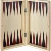 Scacchiera per scacchi, dama e backgammon | Aquamarine Games - con confezione portatile in legno