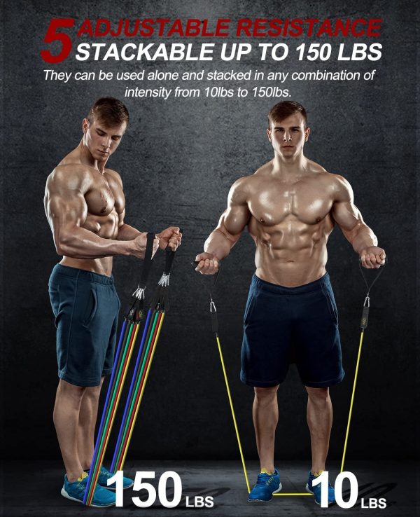 Set Fasce Elastiche Fitness - bande elastiche di resistenza