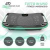 Pedana Vibrante e Oscillante con Motore 4D Bluefin - con Massaggio Magnetico