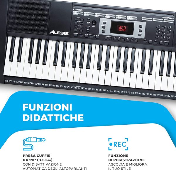 816LUoz341L._AC_SL1500_ Pianola Tastiera per Principianti Alesis Melody 61 - con accessori