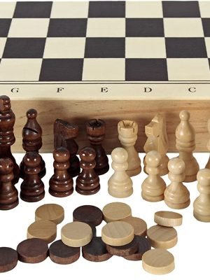 81VORClAqnL._AC_SL1500_ Scacchiera per scacchi, dama e backgammon | Aquamarine Games - con confezione portatile in legno