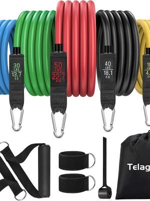81nBO3DrEuL._AC_SL1500_ Set Fasce Elastiche Fitness - bande elastiche di resistenza