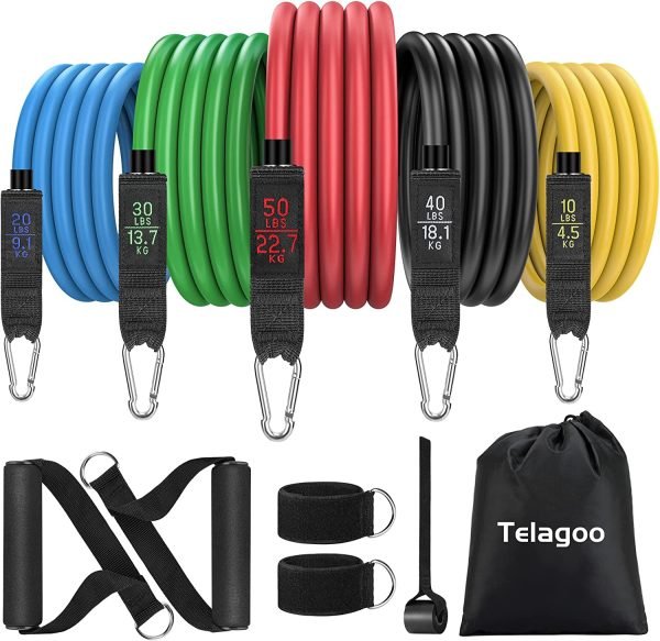 Set Fasce Elastiche Fitness - bande elastiche di resistenza