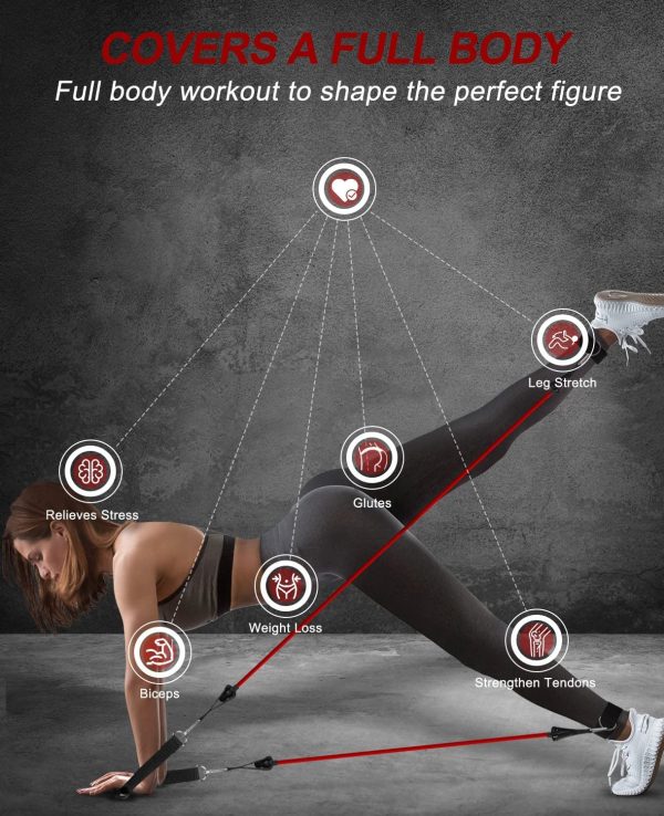 Set Fasce Elastiche Fitness - bande elastiche di resistenza