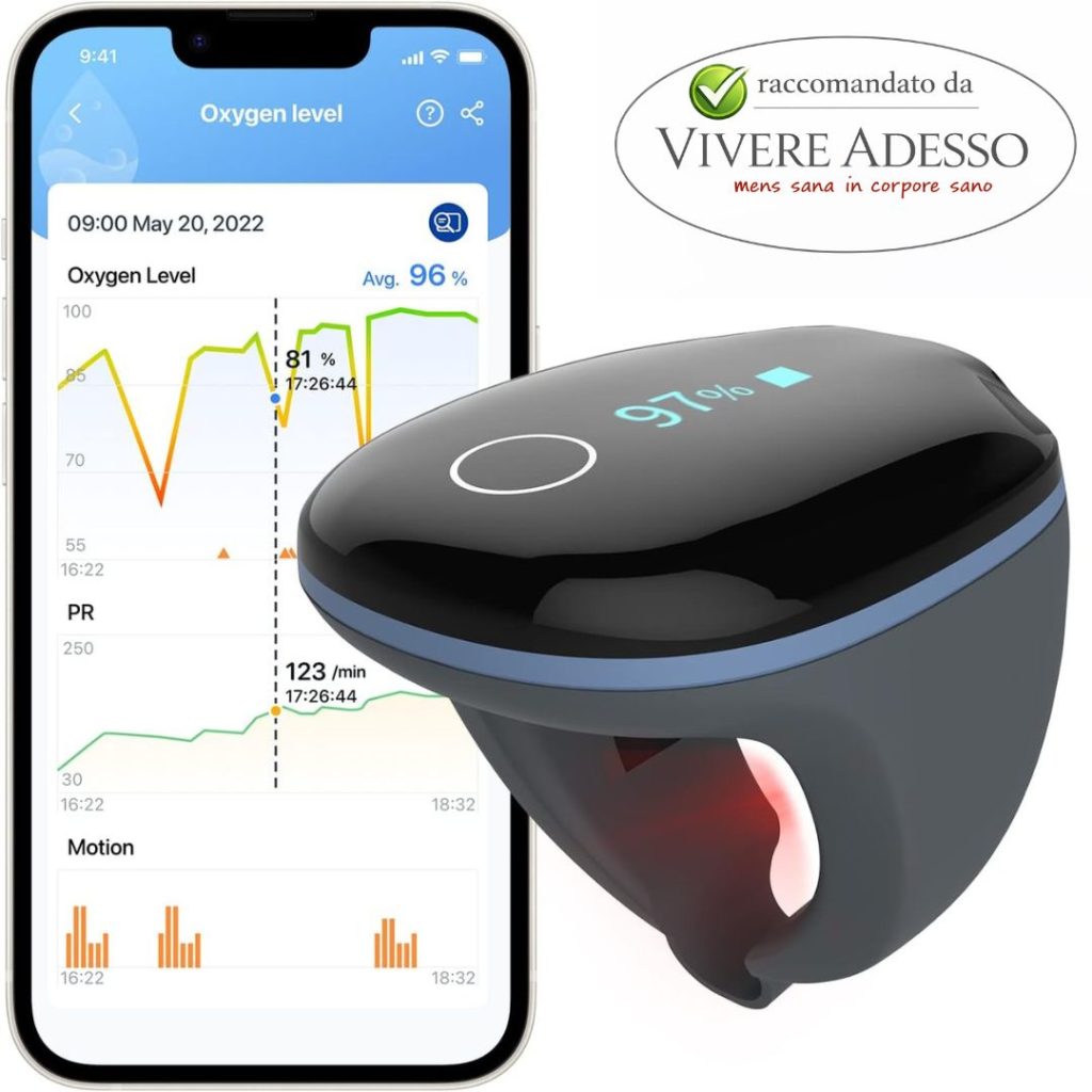 Monitor del sonno portatile bluetooth ViATOM - Livello di Ossigeno