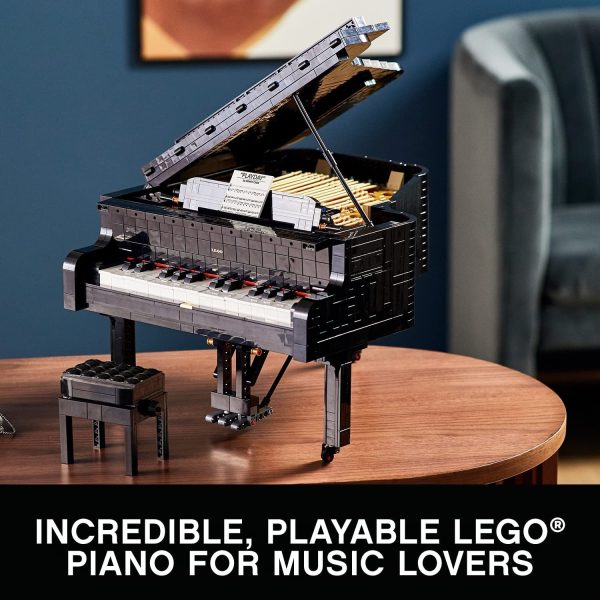 71rT7liTg6L._AC_SL1500_ LEGO 21323 Ideas Pianoforte a Coda - Modellino da Costruire per Adulti Funzionante