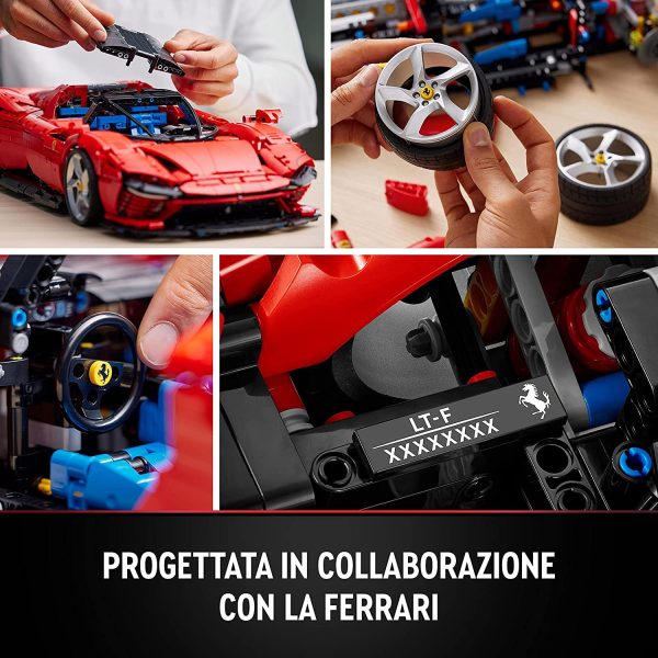 LEGO 42143 Technic Ferrari Daytona SP3 - Modellino Auto da Costruire