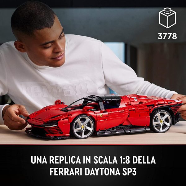 LEGO 42143 Technic Ferrari Daytona SP3 - Modellino Auto da Costruire
