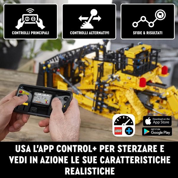 LEGO 42131 Technic Bulldozer Cat® D11 - Controllato Da App
