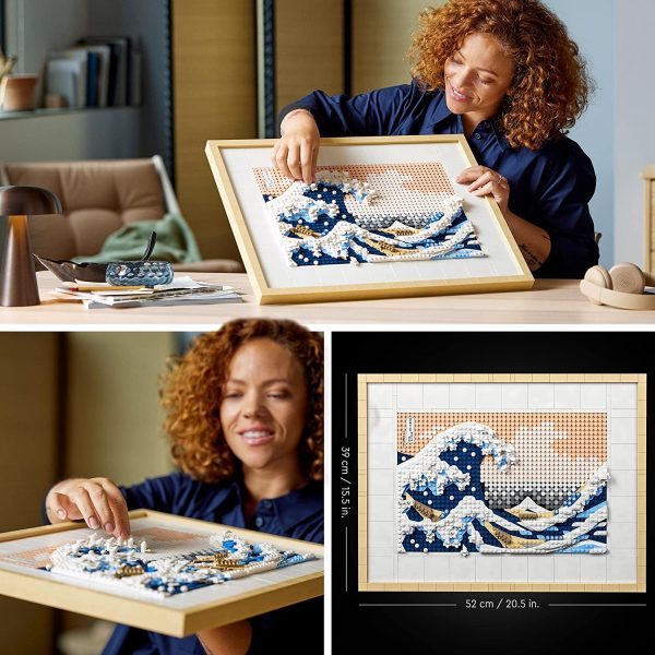91gBDK9VRRL._AC_SL1500_ LEGO 31208 Art Hokusai - La Grande Onda