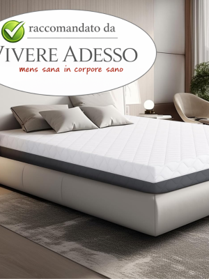 Materasso ortopedico con Sistema di Alleviamento dei Punti di Pressione - 100% Made in Italy