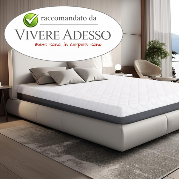 Materasso ortopedico con Sistema di Alleviamento dei Punti di Pressione - 100% Made in Italy