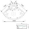 61McRN-v4gL._AC_SL1400_-1 VASCA da BAGNO IDROMASSAGGIO Athena - CROMOTERAPIA con DOPPIA POMPA