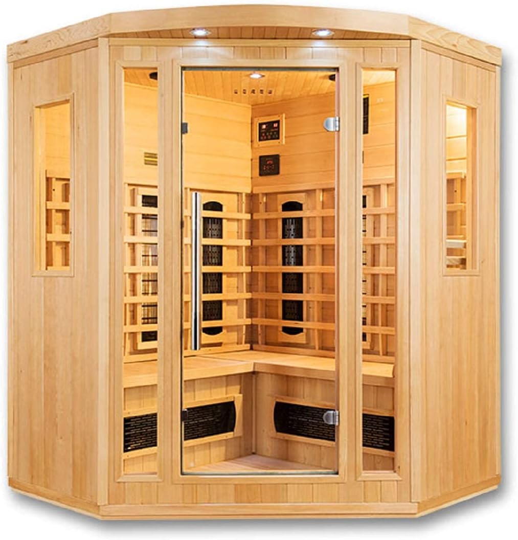 612UAhLVDL._AC_SL1500_ Sauna a Infrarossi Poolprofi Salome - 150cm x 190cm