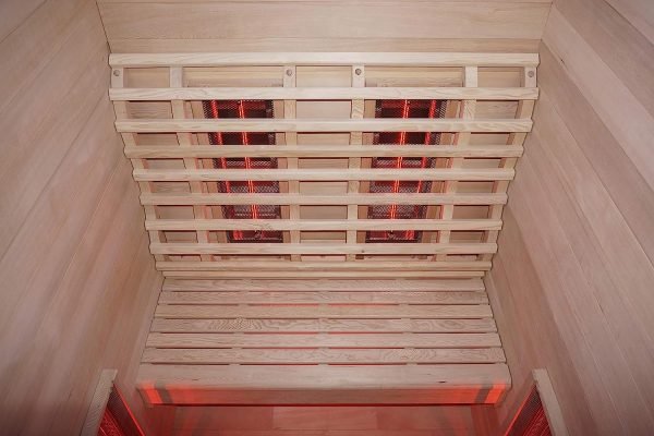 Cabina sauna a infrarossi per 2 persone RUBY - cromoterapia