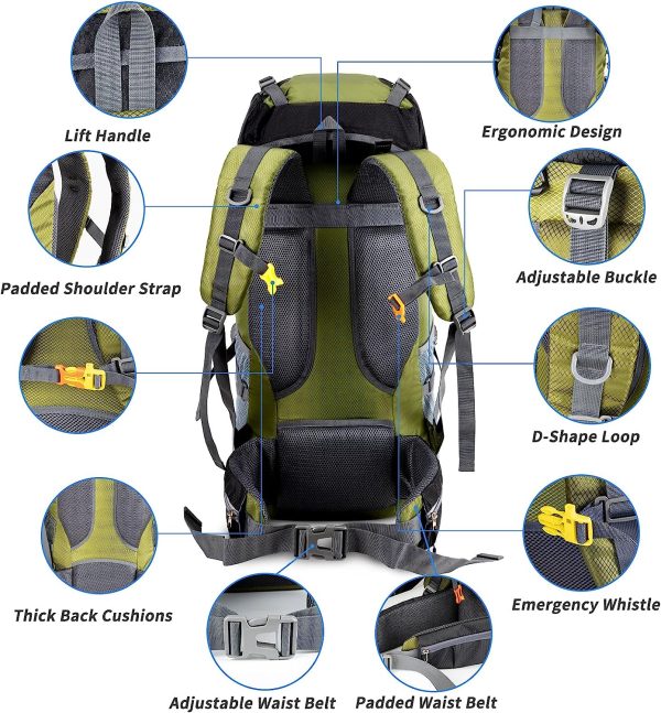 Zaino da Trekking Night Cat 70L