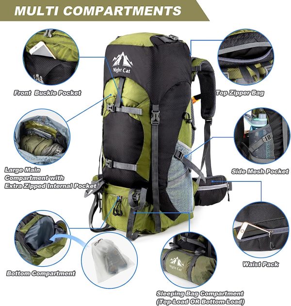 Zaino da Trekking Night Cat 70L