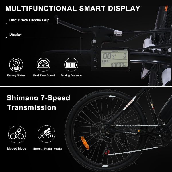 Mountain Bike elettrica per adulti COLORWAY 26"