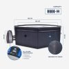 71WvJZ3rdeL._AC_SL1500_ SPA per casa o giardino NetSpa Octopus Semi Rigida - con Arredamento, 4-6 Posti
