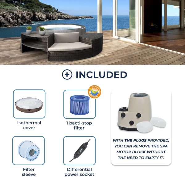 SPA per casa o giardino NetSpa Vita Premium - + Mobili (5 elementi)