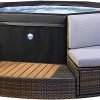 71qRZBzRIkL._AC_SL1500_ SPA per casa o giardino NetSpa Octopus Semi Rigida - con Arredamento, 4-6 Posti