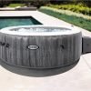 Vasca idromassaggio rotonda gonfiabile Intex PureSpa Greywood Deluxe - 215,9 x 63,5 cm