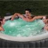 Vasca idromassaggio rotonda gonfiabile Intex PureSpa Greywood Deluxe - 215,9 x 63,5 cm