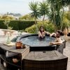 91F03I9dASL._AC_SL1500_ SPA per casa o giardino NetSpa Octopus Semi Rigida - con Arredamento, 4-6 Posti