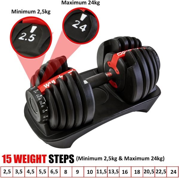 71AfuA7pzmL._AC_SL1500_ Kit manubri regolabili Apollo wuuhoo® - da 2,5 kg a 40 kg