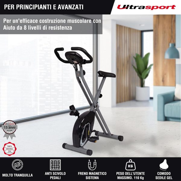 Ultrasport F-Bike - la Cyclette pieghevole preferita su Amazon