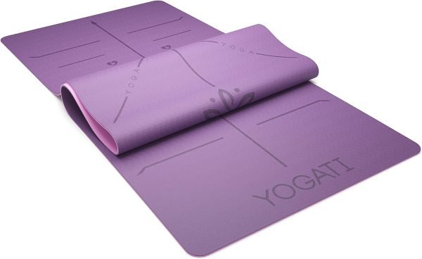 71ryntvI5uL._AC_SL1500_ Tappetino Yoga Professionale YOGATI - antiscivolo, spesso ed ecologico