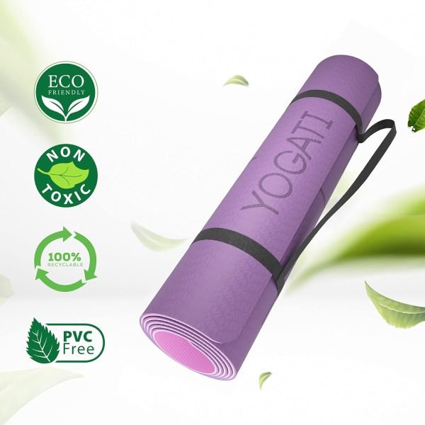 71v9OCyfVwL._AC_SL1500_ Tappetino Yoga Professionale YOGATI - antiscivolo, spesso ed ecologico