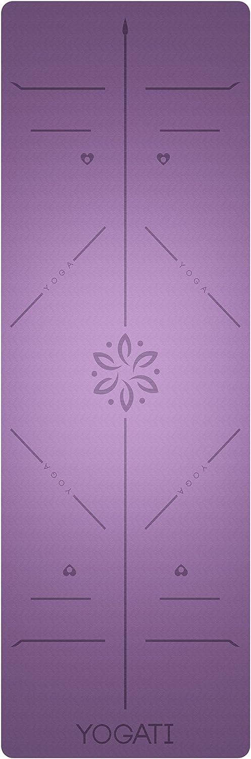 71zYyu114AL._AC_SL1500_ Tappetino Yoga Professionale YOGATI - antiscivolo, spesso ed ecologico