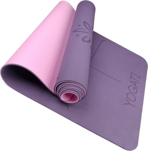 815LhUgRlEL._AC_SL1500_ Tappetino Yoga Professionale YOGATI - antiscivolo, spesso ed ecologico