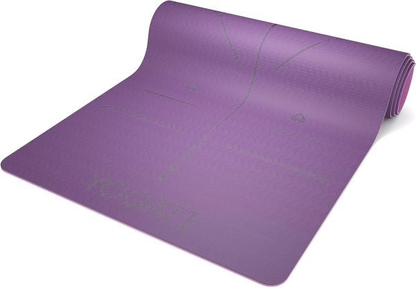 81QhtO7wyL._AC_SL1500_ Tappetino Yoga Professionale YOGATI - antiscivolo, spesso ed ecologico