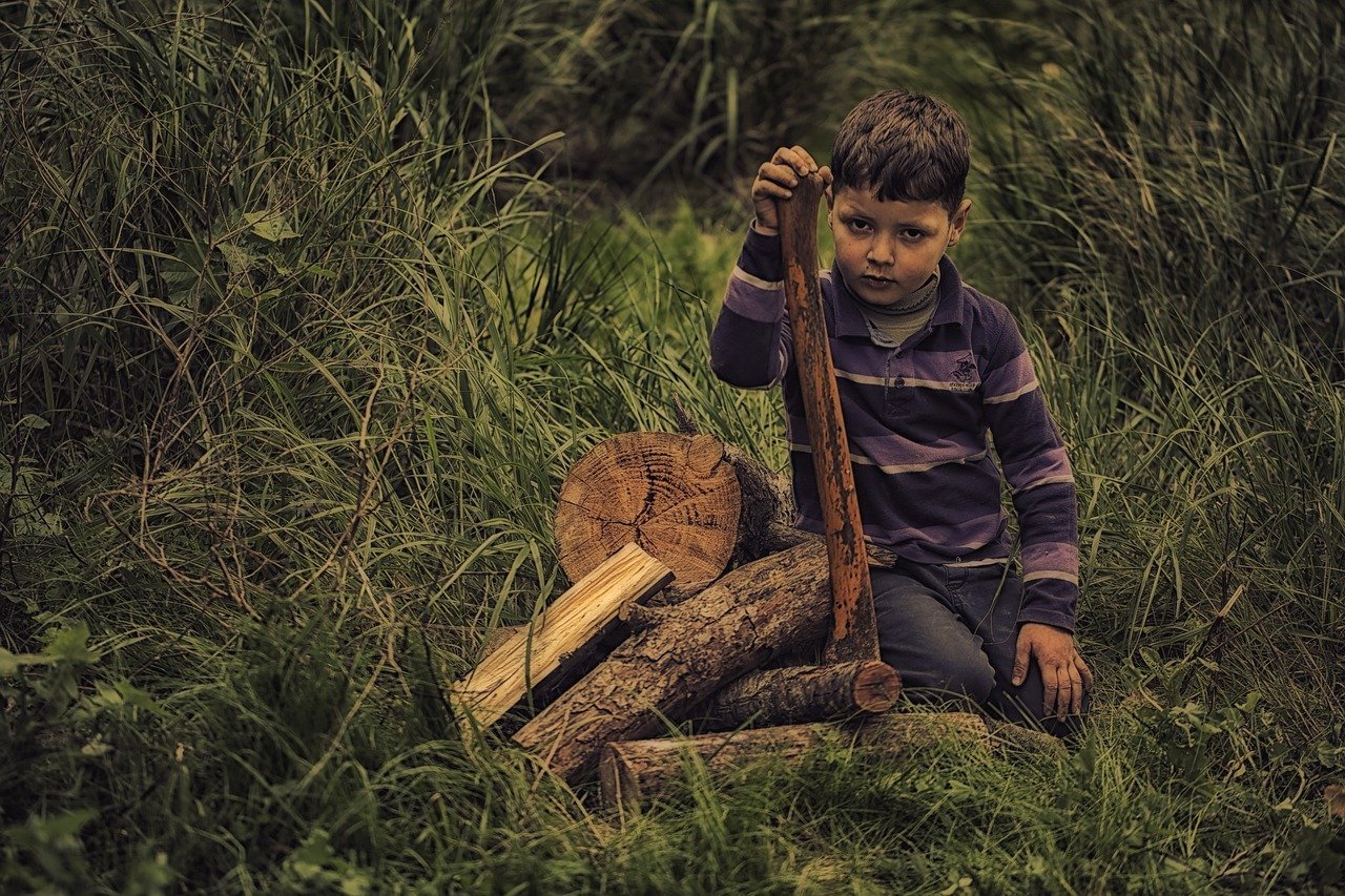 child, work, hard
