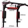 Barra di trazione Pull up Fitness - Taglia Unica