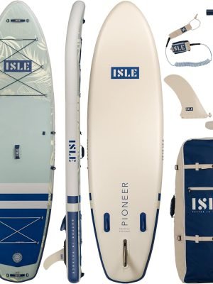 71S-YIgyO9L._AC_SL1500_ Tavola da stand up paddle gonfiabile ISLE Pioneer - con accessori