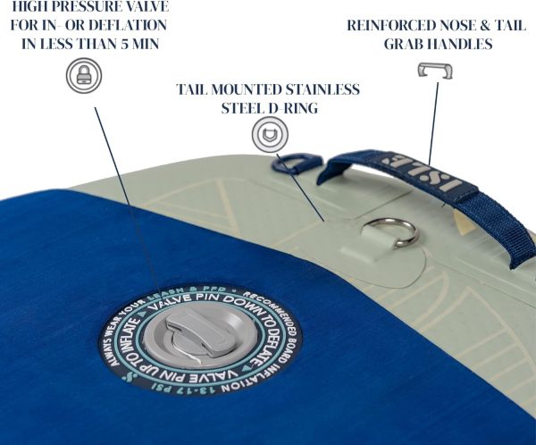 Tavola da stand up paddle gonfiabile ISLE Pioneer -  con accessori